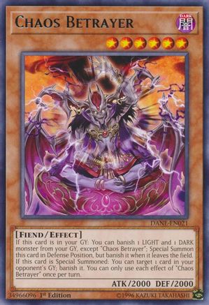 Chaos Betrayer (DANE-EN021) - Dark Neostorm 1st Edition