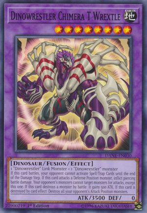 Dinowrestler Chimera T Wrextle (DANE-EN030) - Dark Neostorm 1st Edition