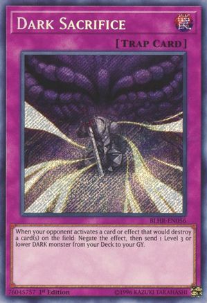 Dark Sacrifice - BLHR-EN056 - Battles of Legend: Hero's Revenge 1st Edition