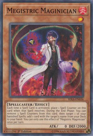 Megistric Maginician (RIRA-EN036) - Rising Rampage 1st Edition