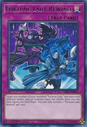 Fortune Lady Rewind (RIRA-EN070) - Rising Rampage 1st Edition