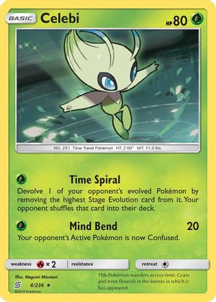 Celebi 4/236 - SM Unified Minds Holofoil