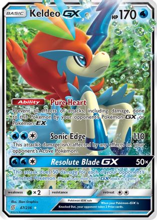Keldeo GX 47/236 - SM Unified Minds Holofoil