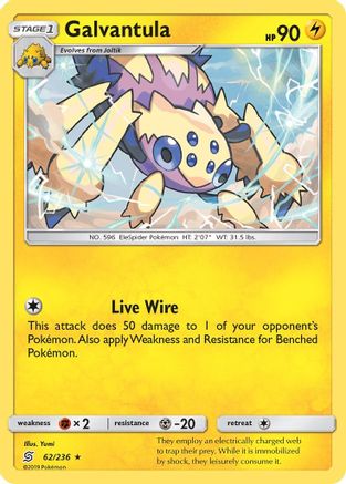 Galvantula 62/236 - Unified Minds Reverse Holofoil