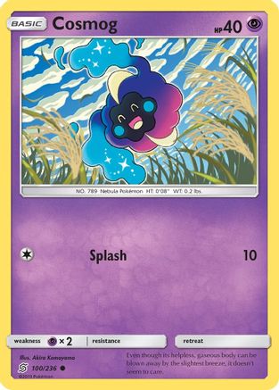 Cosmog 100/236 - SM Unified Minds Reverse Holofoil