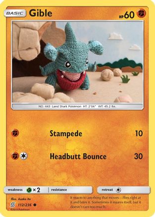 Gible 112/236 - SM Unified Minds