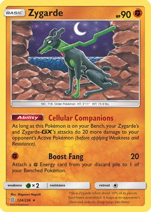 Zygarde 124/236 - SM Unified Minds Reverse Holofoil