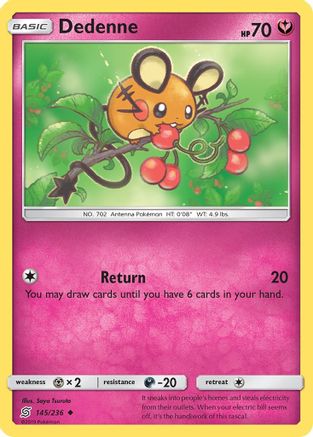 Dedenne 145/236 - SM Unified Minds