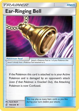 Ear-Ringing Bell 194/236 - SM Unified Minds Reverse Holofoil