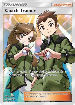 Coach Trainer (Full Art) 233/236 - SM Unified Minds Holofoil