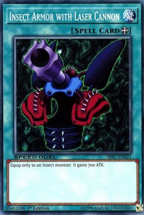 Insect Armor with Laser Cannon - SBSC-EN021 - Speed Duel: Scars of Battle 1st Edition