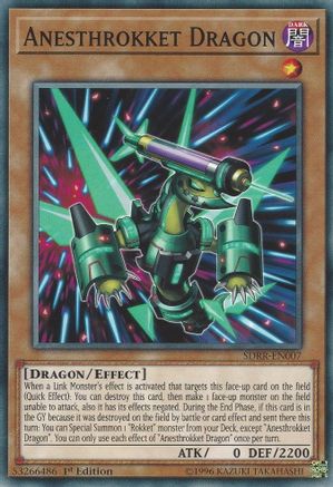 Anesthrokket Dragon - SDRR-EN007 - Structure Deck: Rokket Revolt 1st Edition