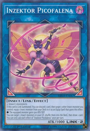 Inzektor Picofalena (MP19-EN067) - 2019 Gold Sarcophagus Tin Mega Pack 1st Edition