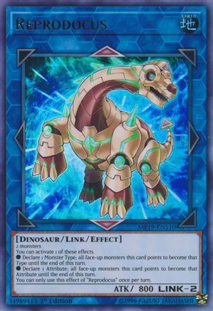 Reprodocus (MP19-EN110) - 2019 Gold Sarcophagus Tin Mega Pack Unlimited