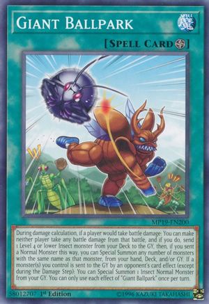 Giant Ballpark (MP19-EN200) - 2019 Gold Sarcophagus Tin Mega Pack 1st Edition