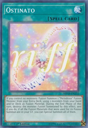 Ostinato (MP19-EN232) - 2019 Gold Sarcophagus Tin Mega Pack 1st Edition
