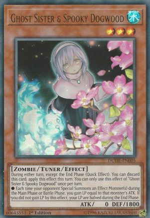 Ghost Sister & Spooky Dogwood - DUDE-EN005 - Duel Devastator 1st Edition