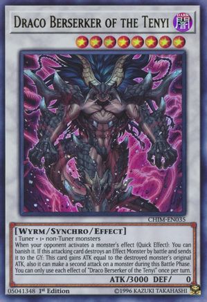 Draco Berserker of the Tenyi (CHIM-EN035) - Chaos Impact 1st Edition