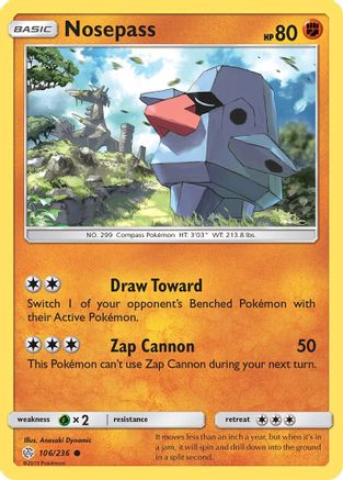 Nosepass 106/236 - SM Cosmic Eclipse