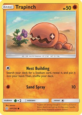 Trapinch - 107/236 107/236 - SM Cosmic Eclipse