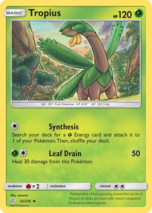 Tropius 12/236 - SM Cosmic Eclipse