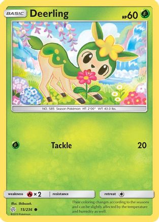 Deerling 15/236 - SM Cosmic Eclipse Reverse Holofoil