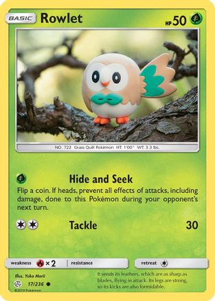 Rowlet - 17/236 17/236 - SM Cosmic Eclipse
