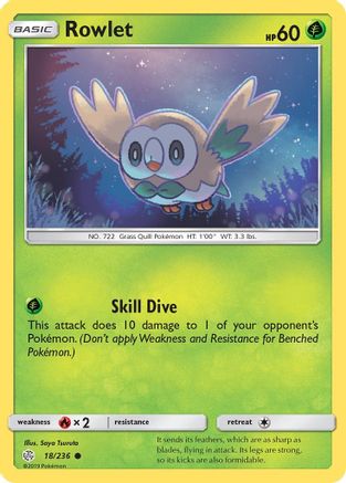 Rowlet - 18/236 18/236 - SM Cosmic Eclipse