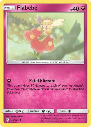 Flabebe - 150/236 150/236 - SM Cosmic Eclipse