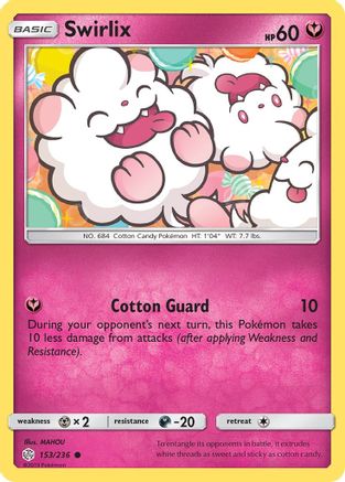 Swirlix 153/236 - SM Cosmic Eclipse Reverse Holofoil