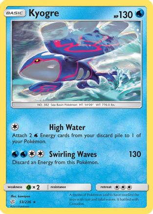 Kyogre 53/236 - SM Cosmic Eclipse