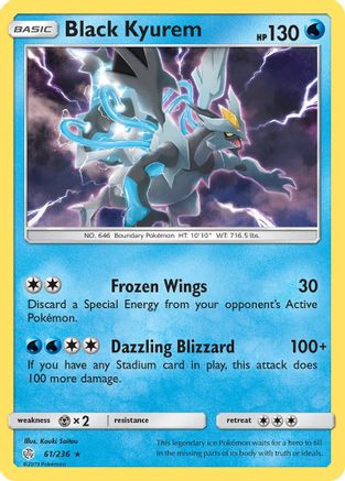 Black Kyurem 61/236 - SM Cosmic Eclipse Holofoil