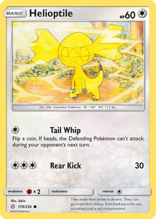 Helioptile 179/236 - SM Cosmic Eclipse