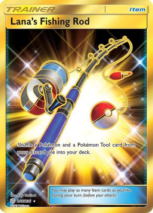 Lana's Fishing Rod (Secret) 266/236 - SM Cosmic Eclipse Holofoil
