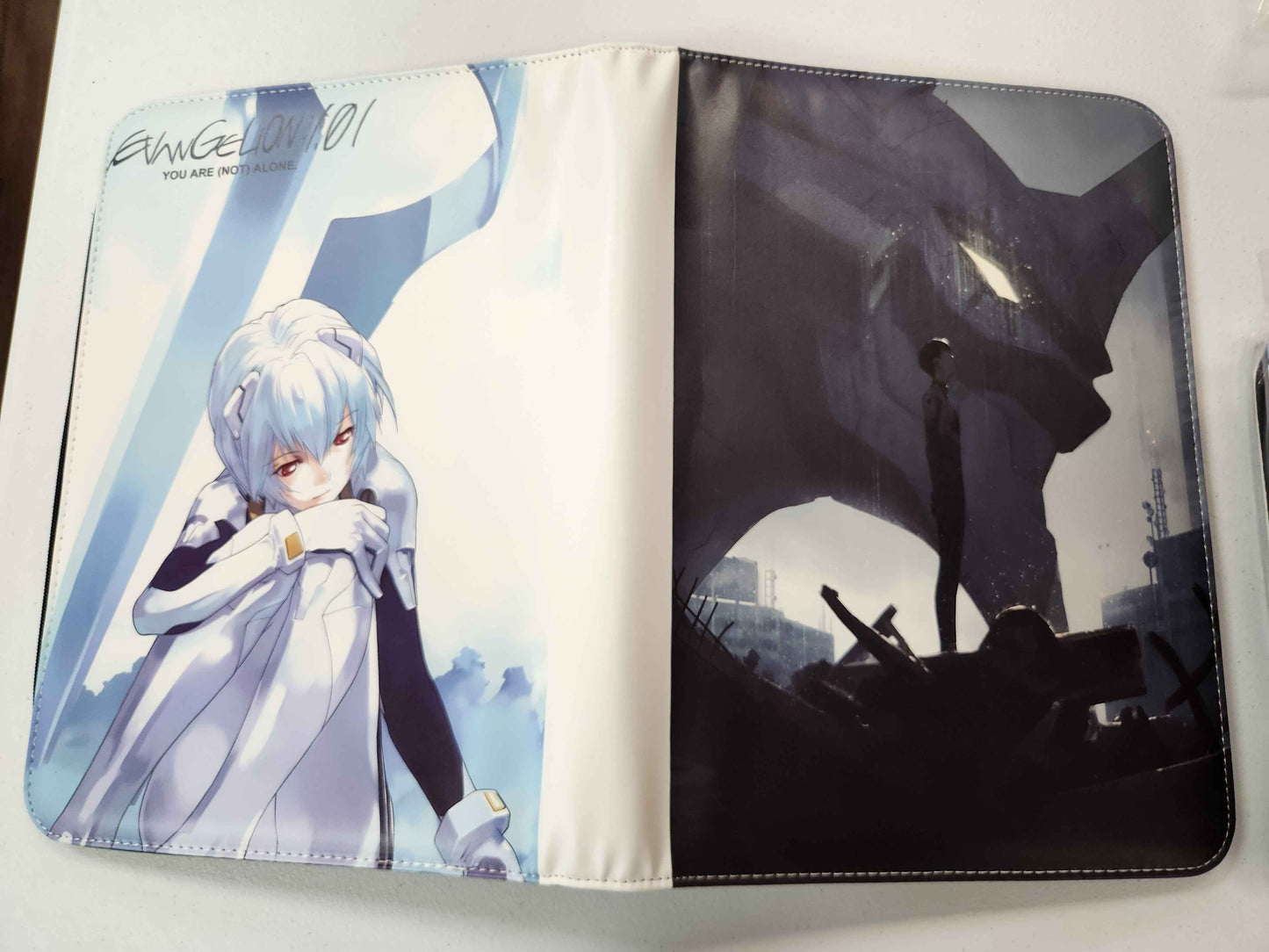 Evangelion Unofficial 9 Pocket Zippered Binder 360 Slot