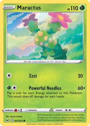 Maractus 7/202 - SWSH01 Sword & Shield Base Set