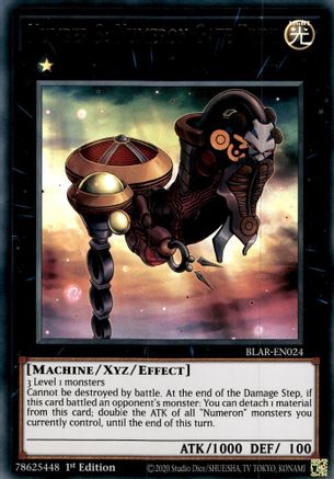 Number 3: Numeron Gate Trini - BLAR-EN024 - Battles of Legend: Armageddon 1st Edition