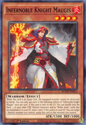 Infernoble Knight Maugis - ROTD-EN015 - Rise of the Duelist 1st Edition