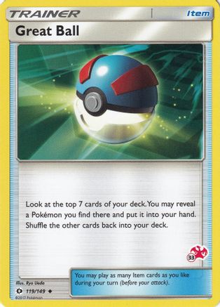 Great Ball - 119/149 (#33 Charizard Stamped) 119 - Battle Academy