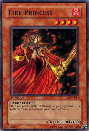 Fire Princess (LON-034) - Labyrinth of Nightmare 1st Edition