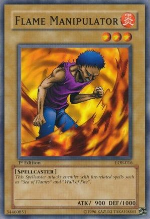 Flame Manipulator (LOB-016) - The Legend of Blue Eyes White Dragon 1st Edition
