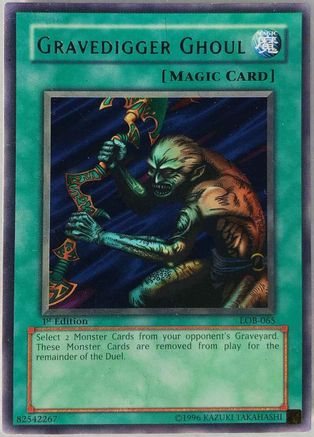 Gravedigger Ghoul (LOB-065) - The Legend of Blue Eyes White Dragon 1st Edition