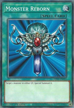 Monster Reborn (LED7-EN012) - Legendary Duelists: Rage of Ra 1st Edition