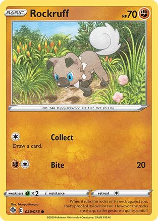 Rockruff 29/73 - Champions Path Reverse Holofoil