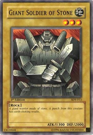 Giant Soldier of Stone - SDY-013 - Starter Deck: Yugi 1st Edition