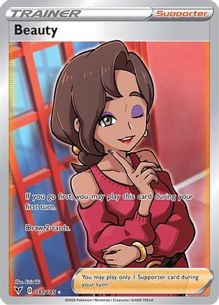 Beauty (Full Art) 181/185 - SWSH04 Vivid Voltage Holofoil