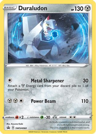 Duraludon - SWSH060 SWSH060/307 - SWSH Sword & Shield Promo Cards Holofoil
