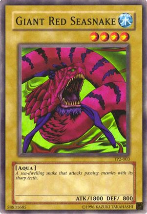 Giant Red Seasnake - TP2-003 - Tournament Pack 2 Unlimited