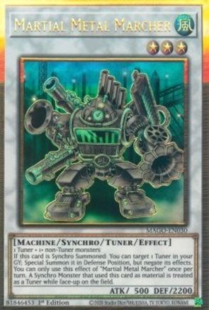 Martial Metal Marcher (MAGO-EN030) - Maximum Gold 1st Edition
