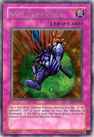 Acid Trap Hole (Dark Duel Stories) (DDS-005) - Yu-Gi-Oh! Video Game Promotional Cards Unlimited